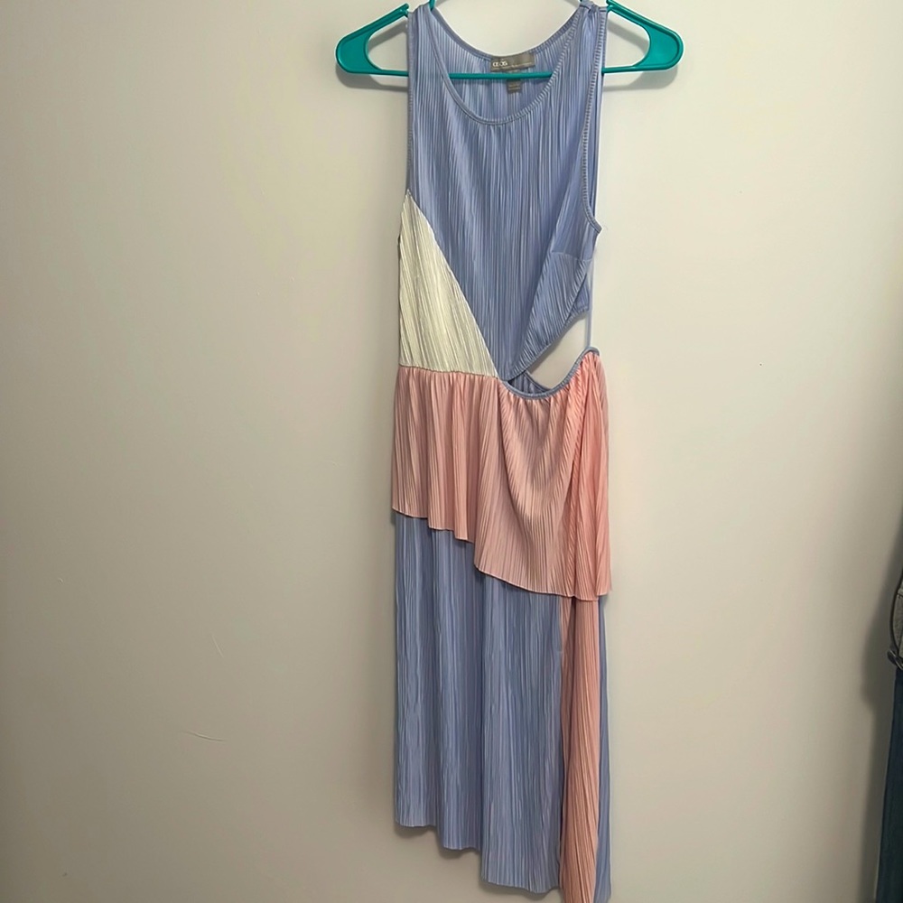 Multicolored cut-out asos dress